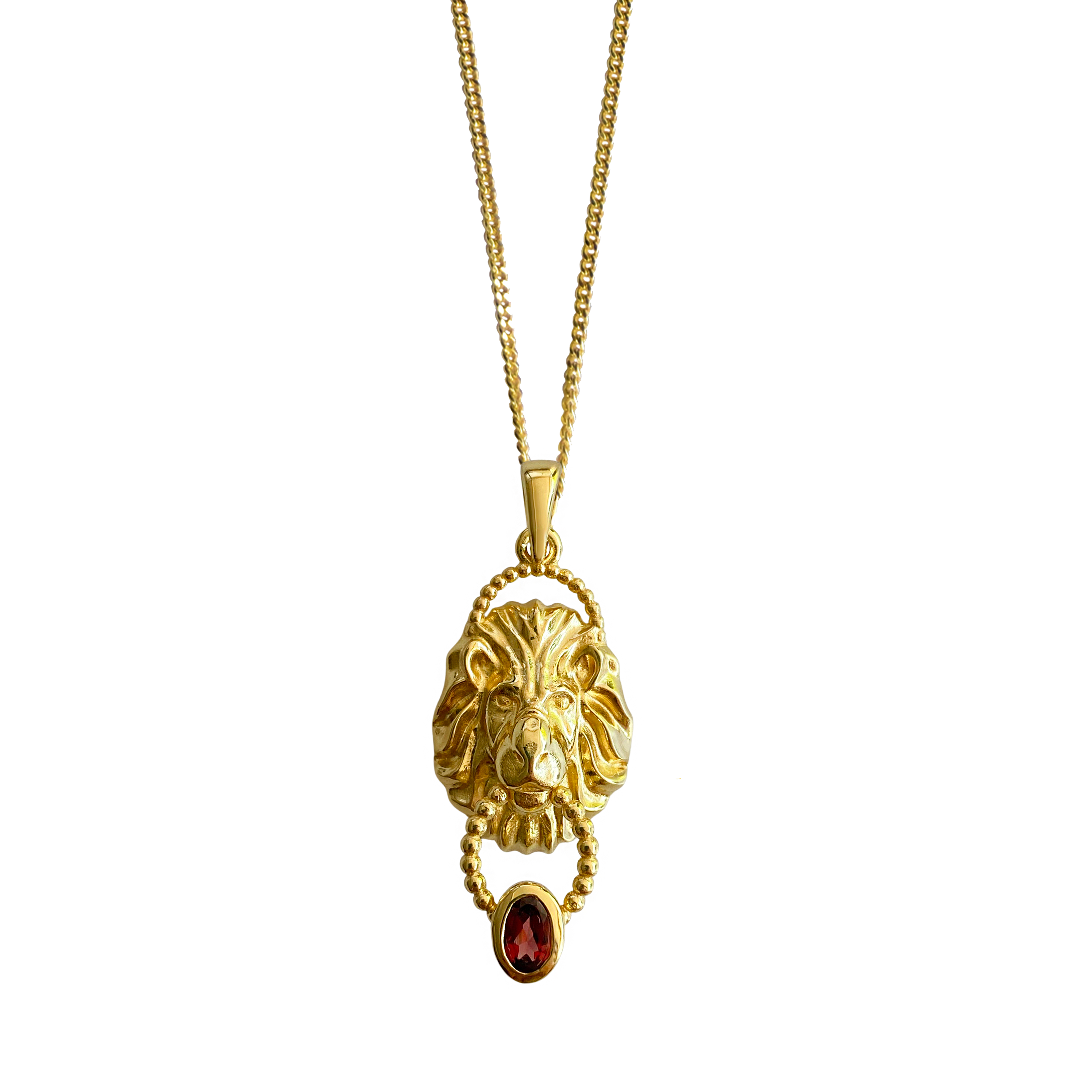 Leo online lion necklace