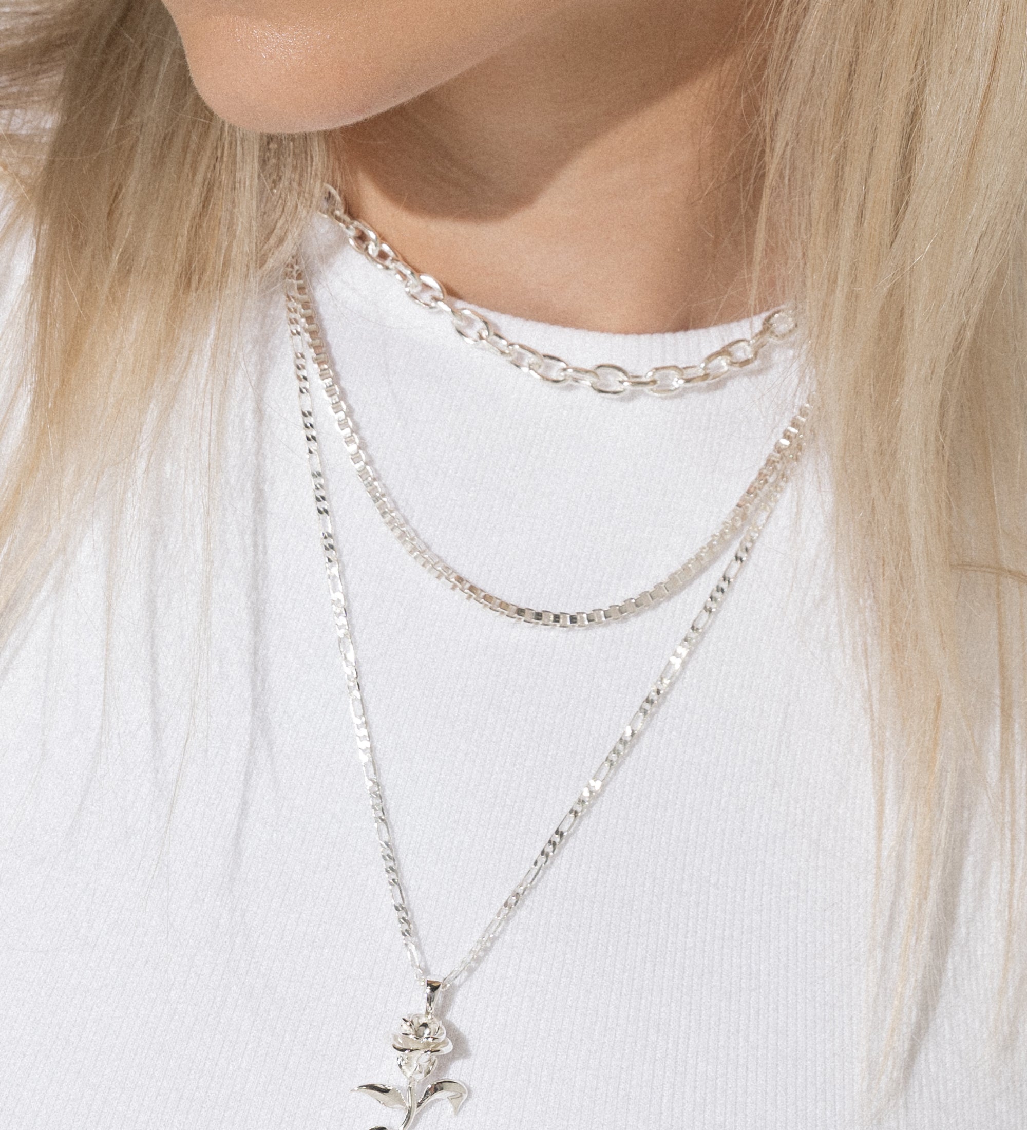 ROSETTA NECKLACE | SILVER